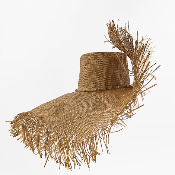 Zara Frayed Sun Hat Size S 0653/042 - Picture 11 of 11